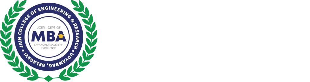 Jain College of Enginnering and Research MBA Department White Stoke Logo